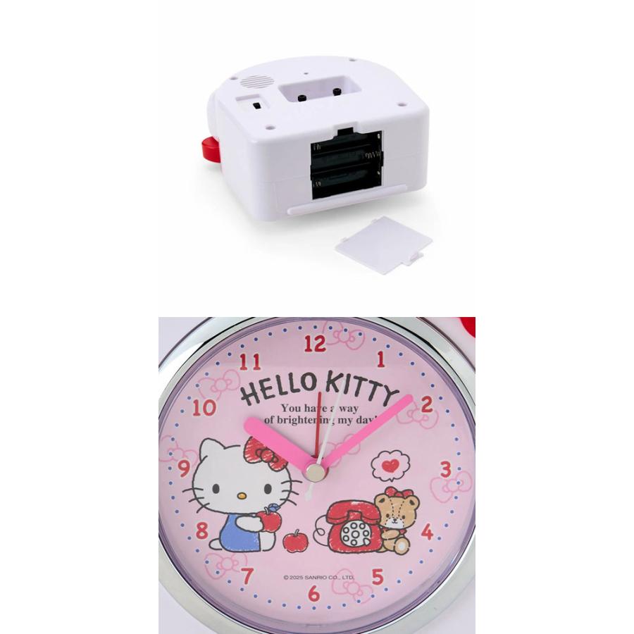 sanrio（サンリオ） 送料無料 目覚まし時計 ハローキティ 置き時計