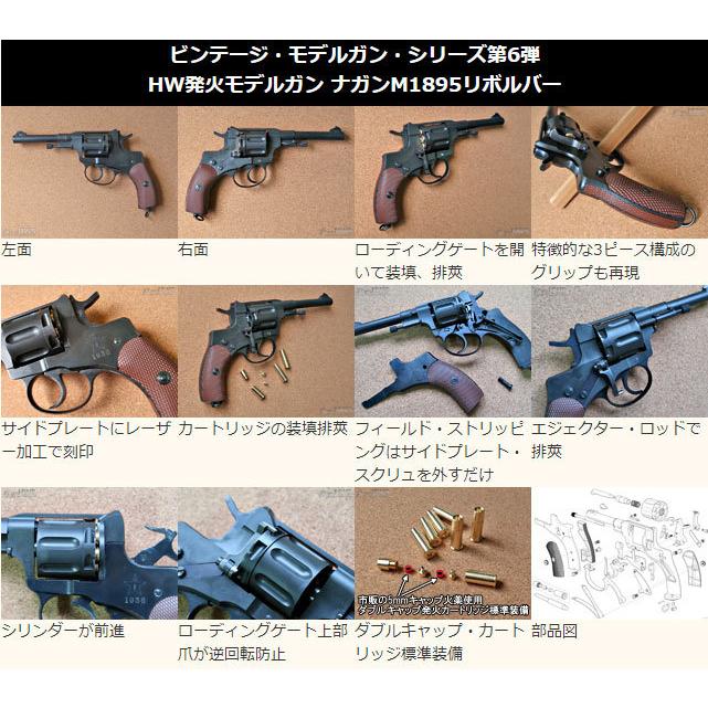 送料無料 ハートフォード 発火モデルガン ナガンM1895リボルバー 送料無料 ハートフォード 発火モデルガン ナガンM1895リボルバー