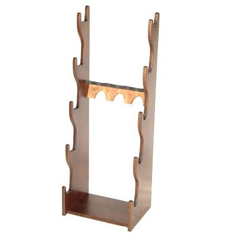 送料無料 ライフル8挺掛け 横置き型＆縦置き型対応 ガンラック GS07NB