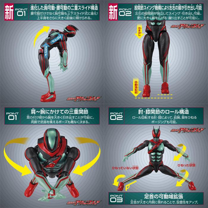 送料無料 仮面ライダーゼッツ 仮面ライダーアクションフィギュア