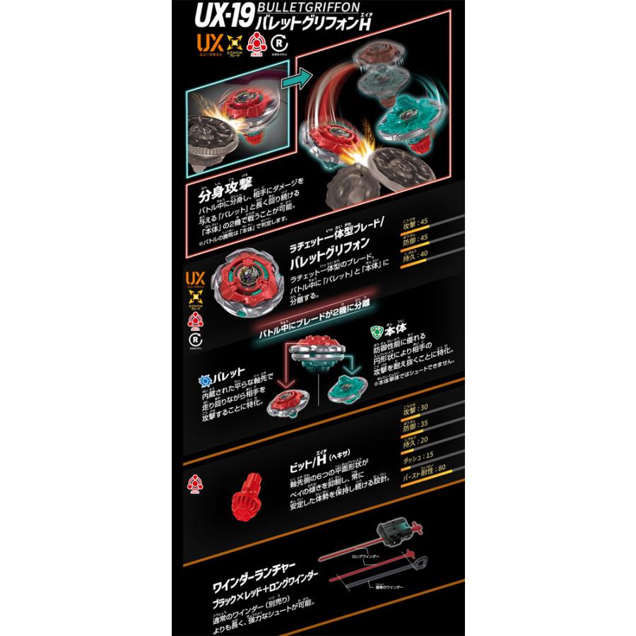 送料無料 ベイブレードX BEYBLADE X UX-19 スターター バレット