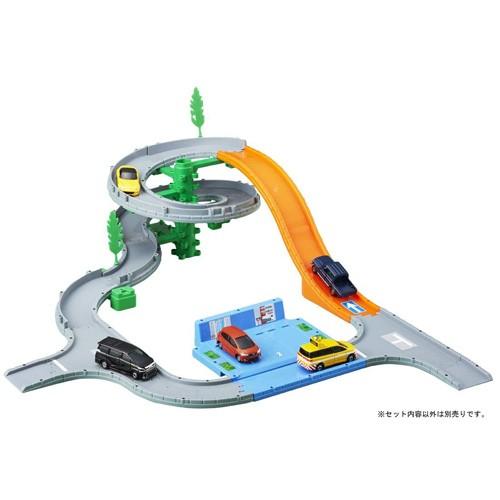 トミカワールド くみたてかんたん! くるくる峠どうろセット