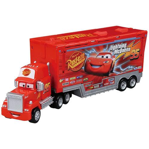 送料無料 カーズ トミカ 整備トレーラーであそぼう！マック カーズ1