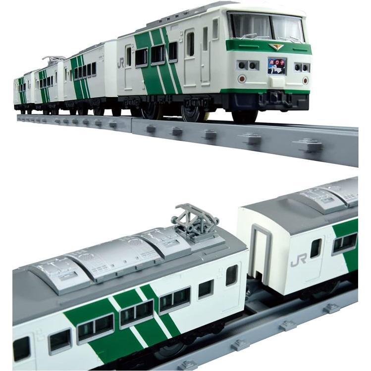 送料無料 プラレール リアルクラス 185系特急電車 踊り子・緑 