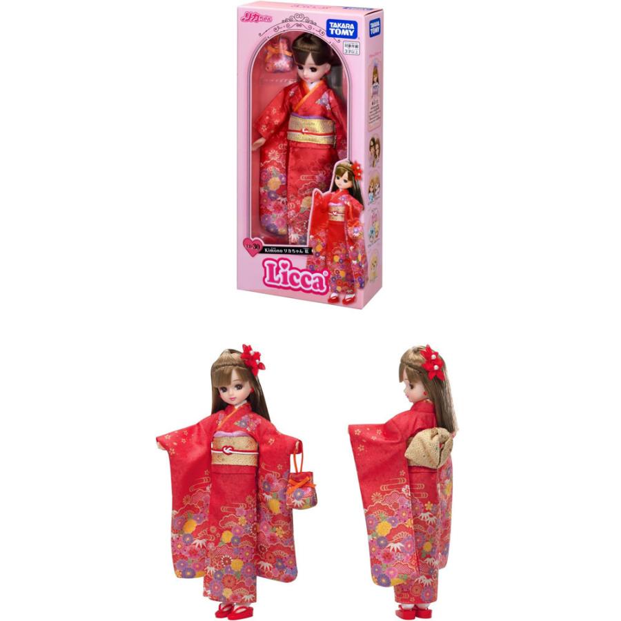 送料無料 リカちゃん ドール LD-30 Kimonoリカちゃん 紅 着物リカ