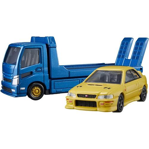 送料無料 トミカプレミアム tomicaトランスポーター スバル 