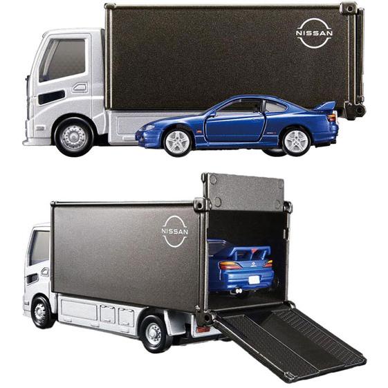 送料無料 トミカプレミアム tomicaトランスポーター 日産 シルビア S15