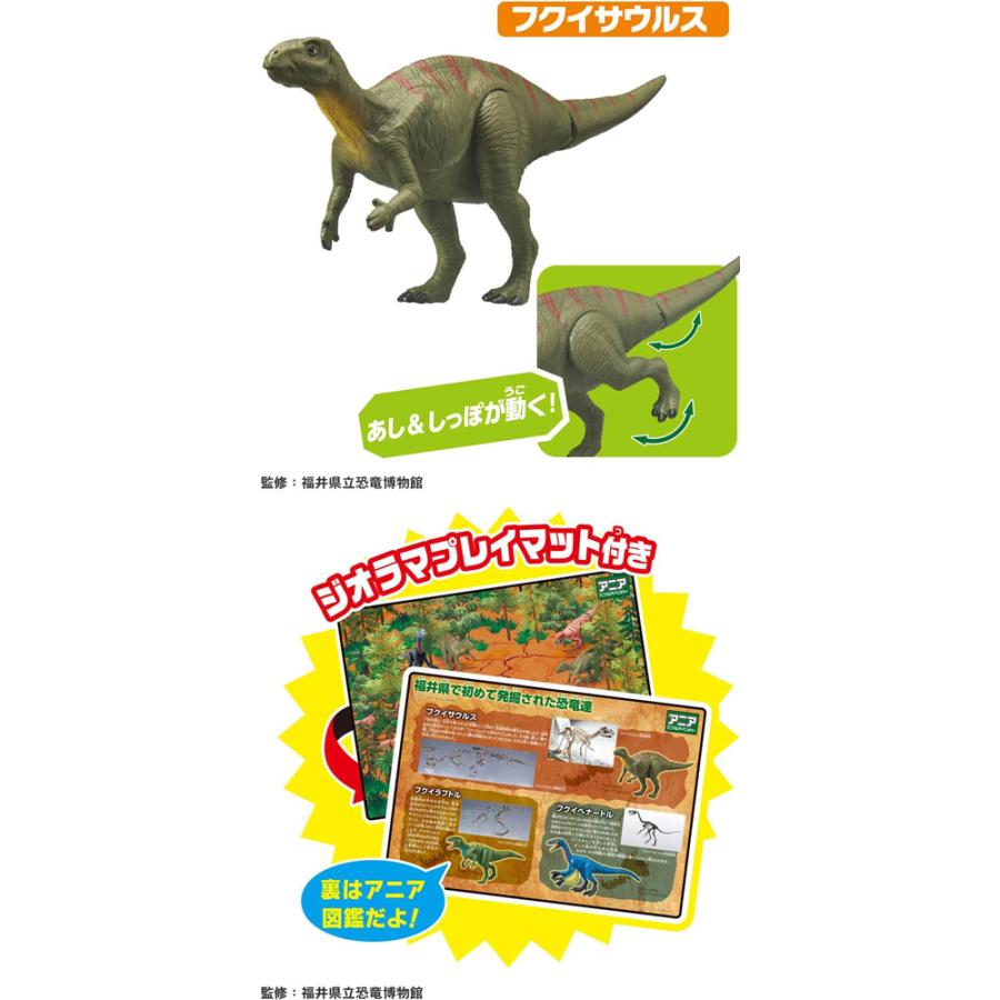 送料無料 アニア AA-04 福井で発掘! 日本の恐竜セット フクイサウルス
