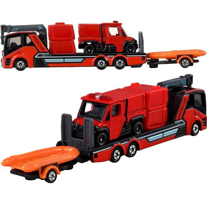 トミカ No.132 モリタ 小型オフロード消防車 レッドレディバグ ＆ 搬送