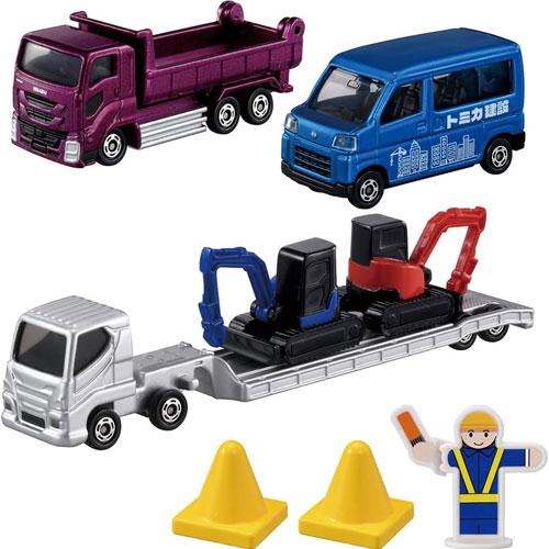 送料無料 トミカ ギフト 街をつくるぞ!トミカタウン工事現場セット