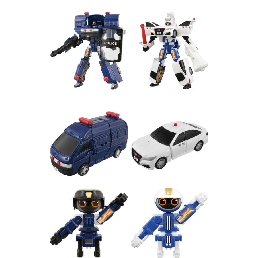 送料無料 トミカ ジョブレイバー TJBDX ポリスブレイバー 機動隊＆交通