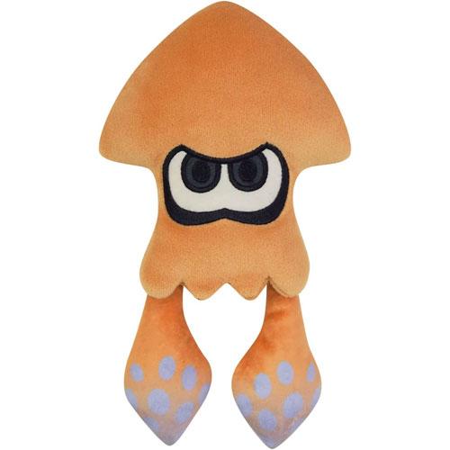 送料無料 スプラトゥーン Splatoon ぬいぐるみ SP32 イカ オレンジ S