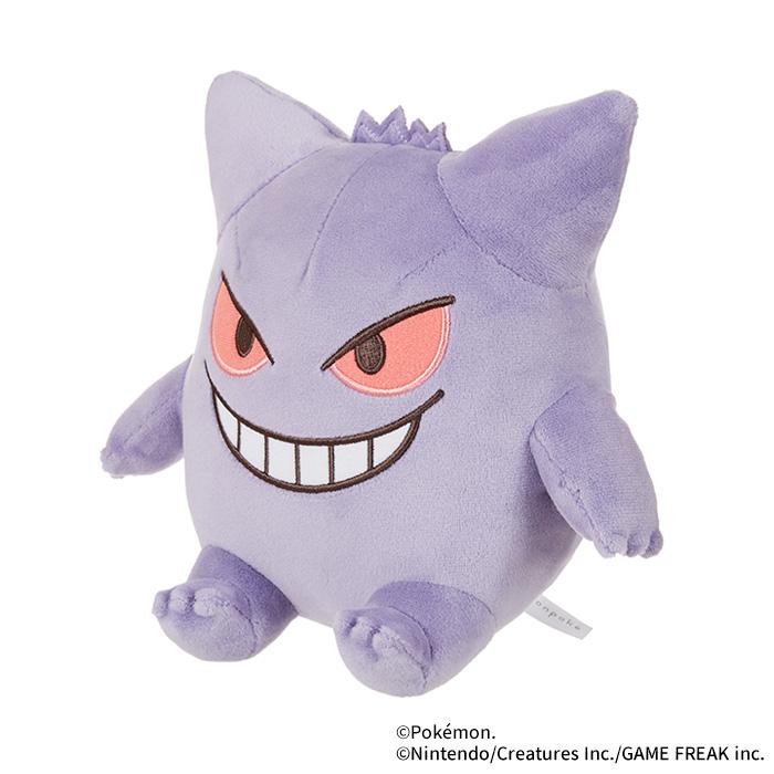 送料無料 モンポケ ゲンガー 洗えるぬいぐるみ ポケットモンスター