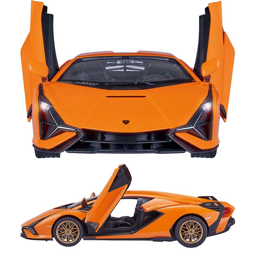 送料無料 RASTAR RC ラジコンカー 1/14スケール ランボルギーニ シアン