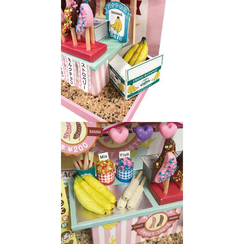 送料無料 ビリーの手作りドールハウスキット 縁日屋台キット 「 チョコ