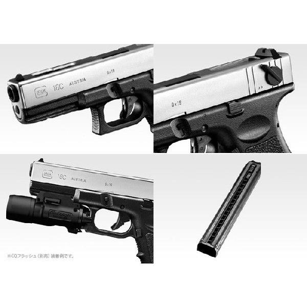 送料無料 東京マルイ 電動ガン グロック18C シルバースライド