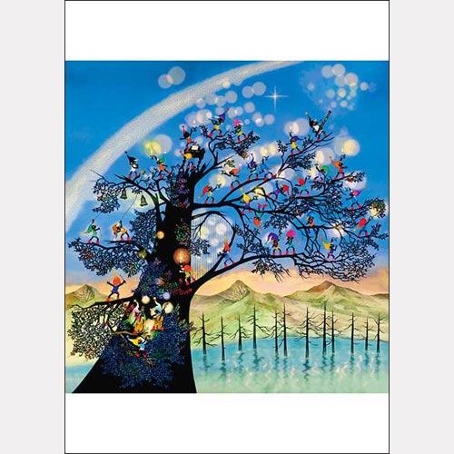 送料無料 ジグソーパズル 500ピース 藤城清治 こびとたちの大きな祈り