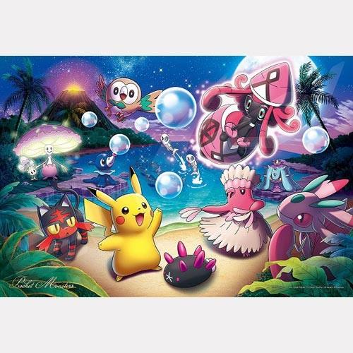 ジグソーパズル 108ラージピース ポケットモンスター Akala Moonlight