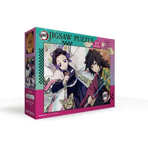 送料無料 ジグソーパズル 鬼滅の刃 500ピース 義勇としのぶ 500-361