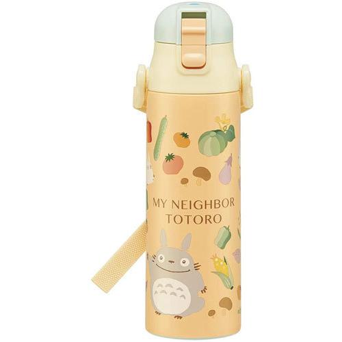 送料無料 ジブリ となりのトトロ やさい色 2WAYステンレス水筒 コップ