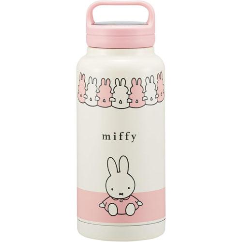 送料無料 ミッフィー miffy スクリューハンドル付き マグボトル 水筒 1000ml 1L 保温 保冷 STSC10