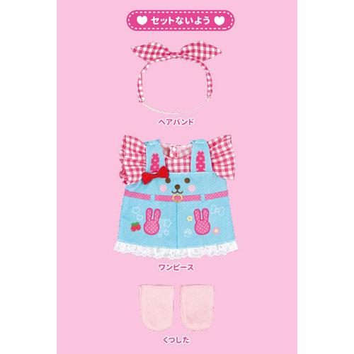 メール便送料無料 メルちゃん きせかえセット うさちゃんデニムワンピ