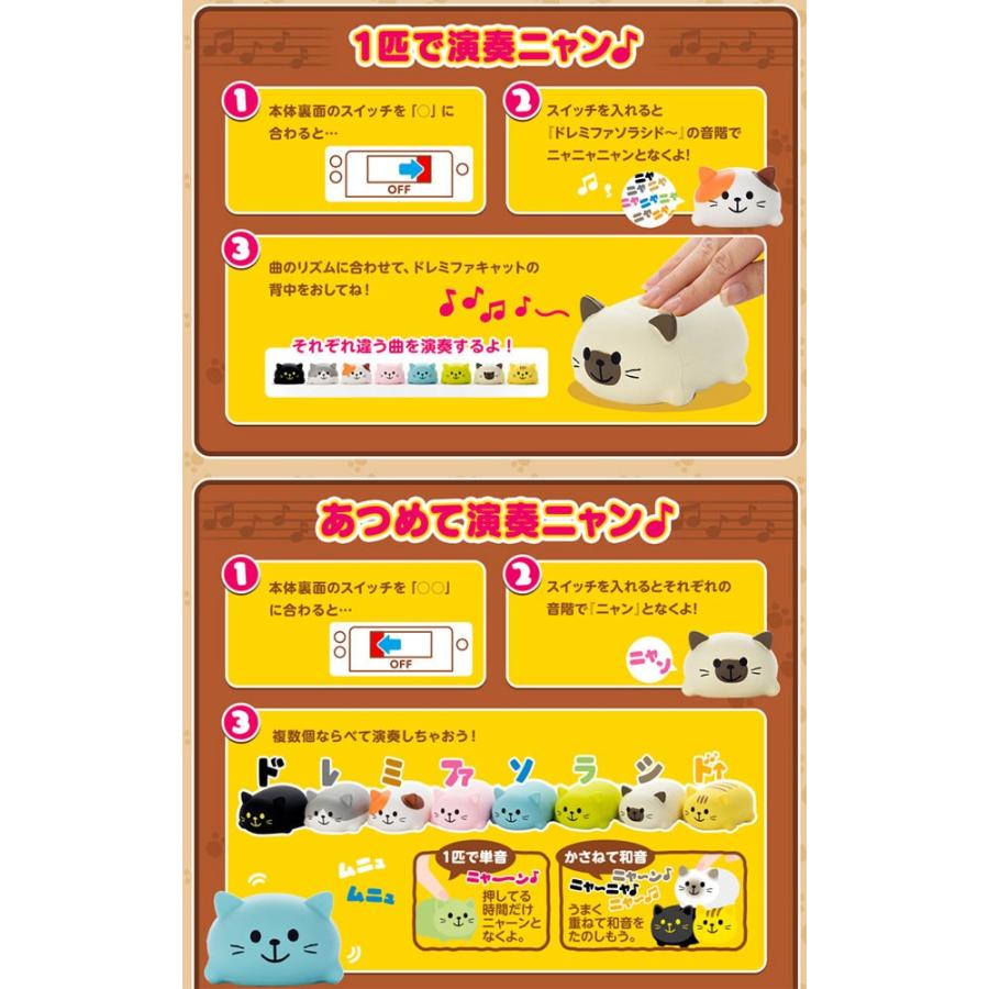 ムニュムニュ ドレミファキャット #しゃーぷ# 全5種類セット