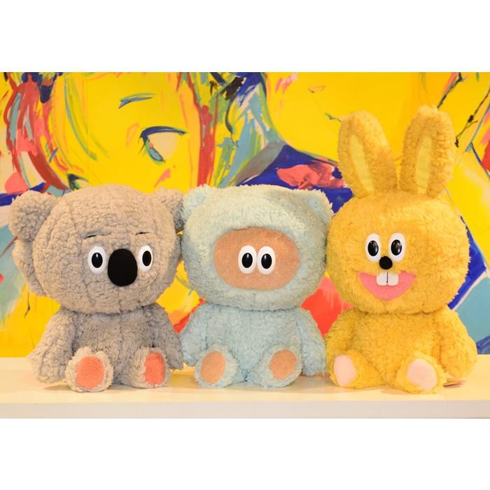 送料無料 たぬきゅんフレンズ ぬいぐるみ 本人サイズ 全3種セット