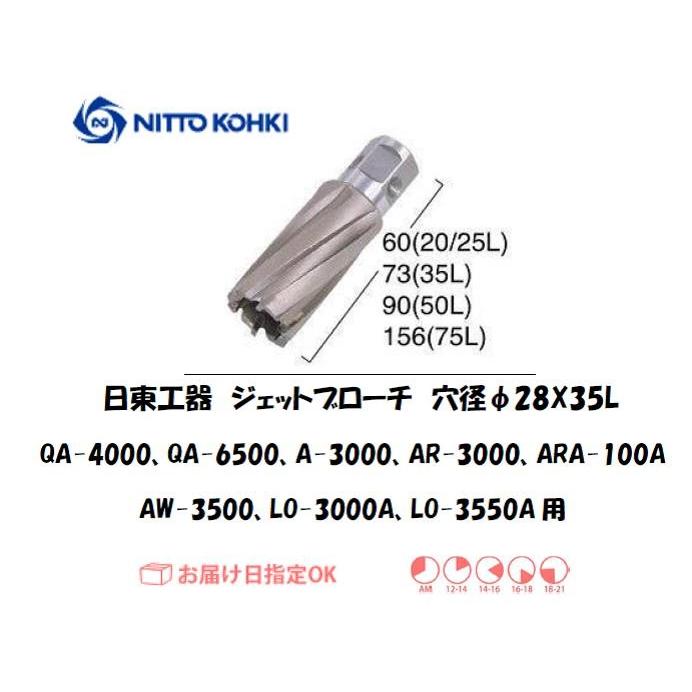 日東工器 日東工器（NITTO KOHKI) ジェットブローチ 穴径28mm用 16328  