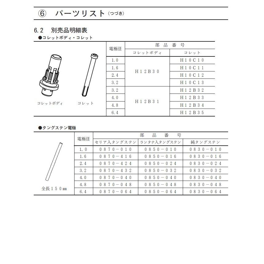 ダイヘン 純正 TIG溶接トーチ AW-12 500A 水冷 8m | 重切断・厚板用 トーチの画像