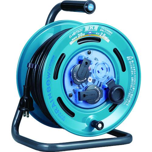 コードリール ハタヤ 屋外用レインボーリール 防雨型 単相100V 30M CE 