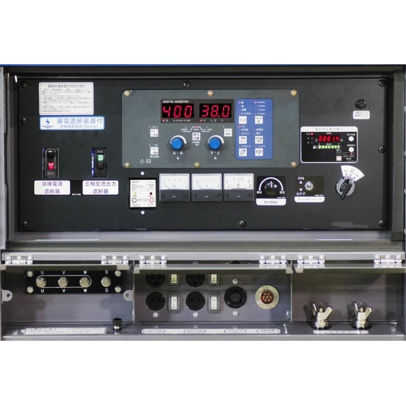 デンヨー Denyo 超低騒音型エンジン炭酸ガス溶接機 DCW-400LSE