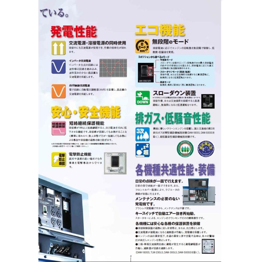 デンヨー Denyo 超低騒音型ディーゼルエンジン溶接機 DLW デンヨー Denyo 超低騒音型ディーゼルエンジン溶接機 DLW