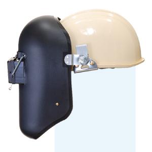 溶接メット 星光製 PP金具付 溶接面 P007｜ヘルメット用 溶接保護面（受金具別売