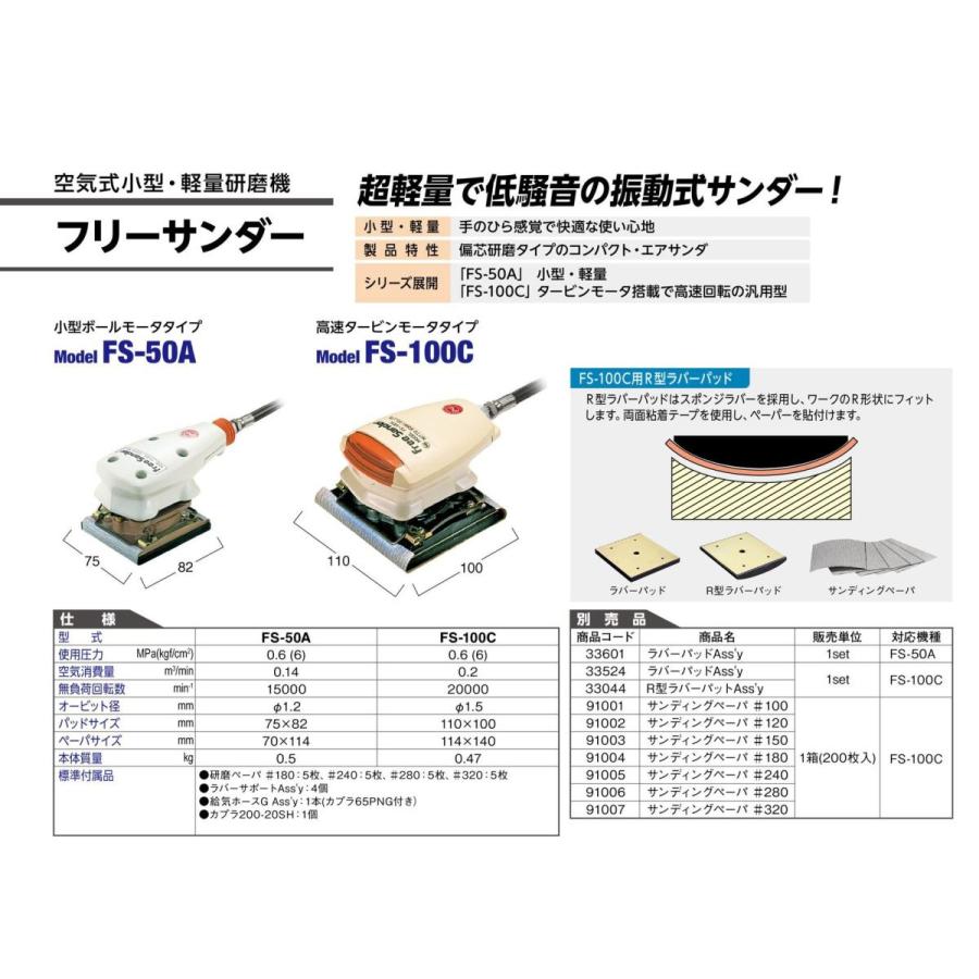 日東工器 日東工器（NITTO KOHKI) 空気式小型・軽量研磨機