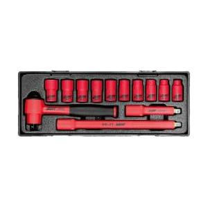 JTC JTC 9.5mm 13PCS 絶縁ソケットセット JTCK9131 送料無料 ポイント5 