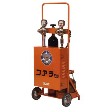 フジ 小型ガス溶接セット コアラ5型 酸素500L アセチレン0.6kg フジ 小型ガス溶接セット コアラ5型 酸素500L アセチレン0.6kg