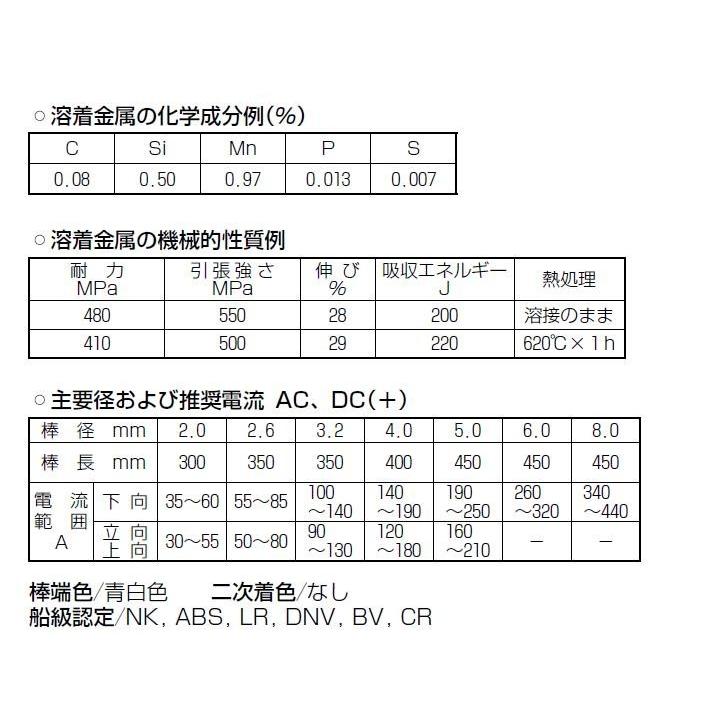 溶接棒 神戸製鋼 KOBELCO 低水素系溶接棒 LB-26 4.0mm*400mm 20kg インボイス制度対象適格請求書発行事業者｜yousetsuichiba｜03