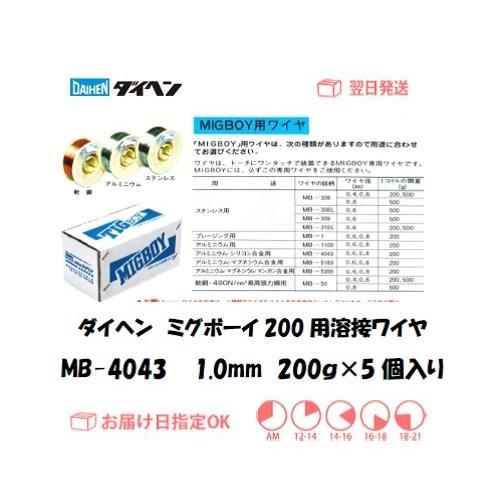 ダイヘン（DAIHEN) ミグボーイ用溶接ワイヤ（アルミニウム・合金用 