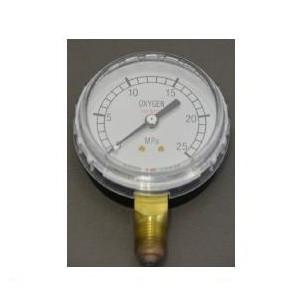 小池酸素 酸素調整器用 高圧側 圧力計 0〜25MPa ガス