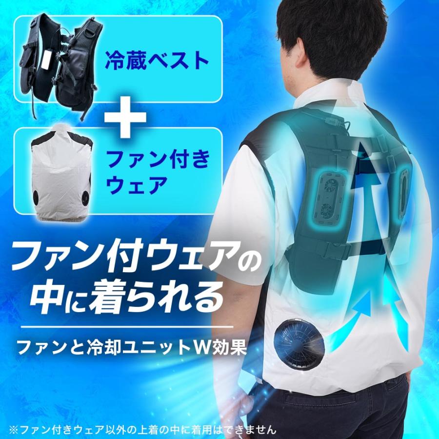 THANKOペルチェベスト フルハーネス対応冷蔵ベスト RZFHTVSBK THANKO サンコー ペルチェベスト フルハーネス対応冷蔵ベスト