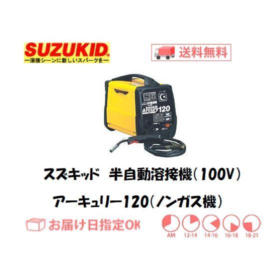 SUZUKID（スズキッド） 爆買 100V/200V 兼用 ノンガス半自動溶接機 SAY