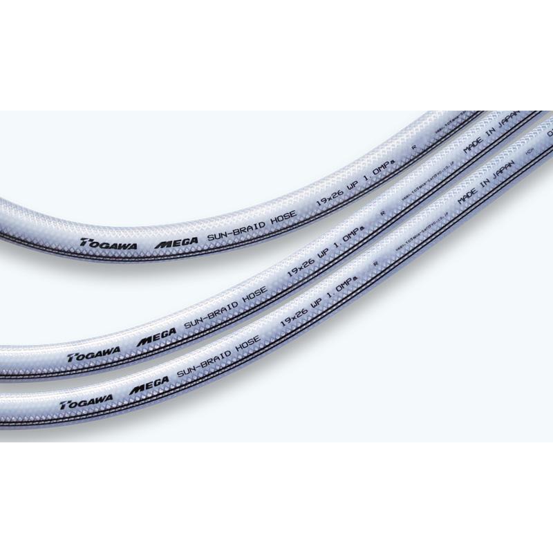 十川産業 MEGAサンブレーホース 糸入りホース 内径15mm 外径 十川産業 MEGAサンブレーホース 糸入りホース 内径15mm 外径
