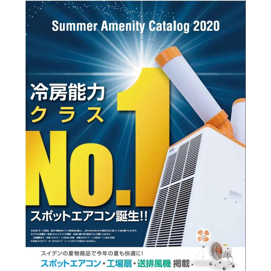スポットエアコン スイデン スポットクーラー SS-25EL-3T 三相