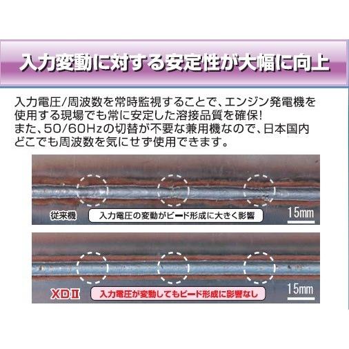 ダイヘン サイリスタ式CO2溶接機 XD-500-2（延長ケーブル10Mセット） 送給装置 溶接トーチ4.5M付 メーカー2年保証付 インボイス制度対象適格請求書発行事業者｜yousetsuichiba｜04