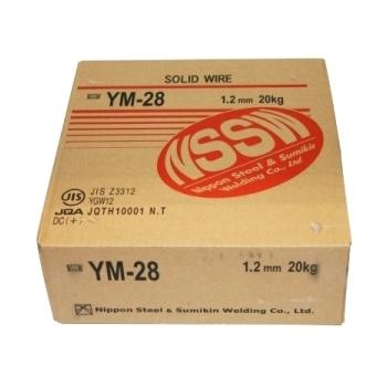 溶接ワイヤー CO2溶接 半自動溶接 YGW12 日鉄住金 ソリッド溶接ワイヤ YM-28 1.2mm 20kg インボイス制度対象適格請求書発行事業者｜yousetsuichiba