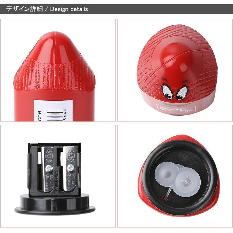 CARAN d'ACHE（カランダッシュ） 鉛筆削り 二つ穴 シャープナー レッド