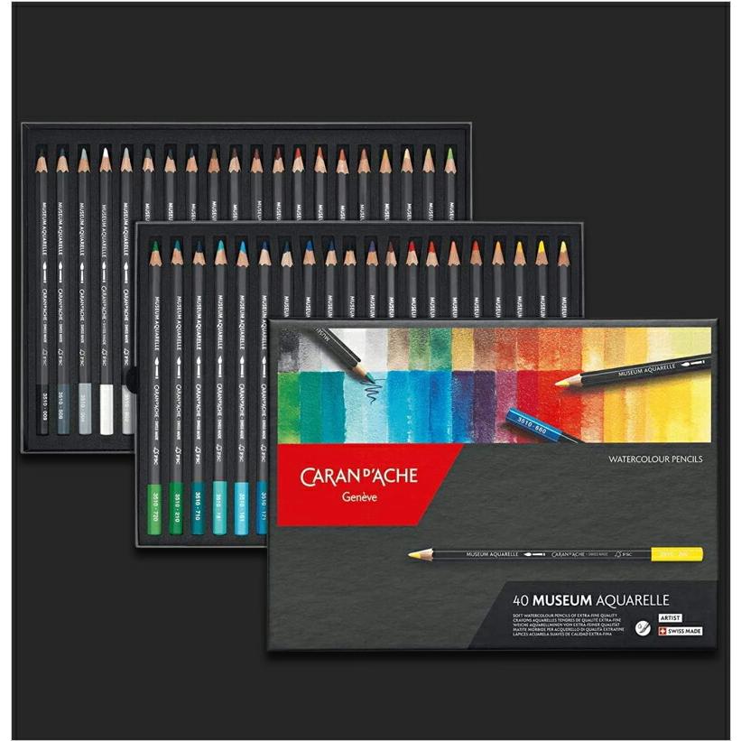 CARAN d'ACHE（カランダッシュ） 水溶性色鉛筆 ミュージアムアクアレル