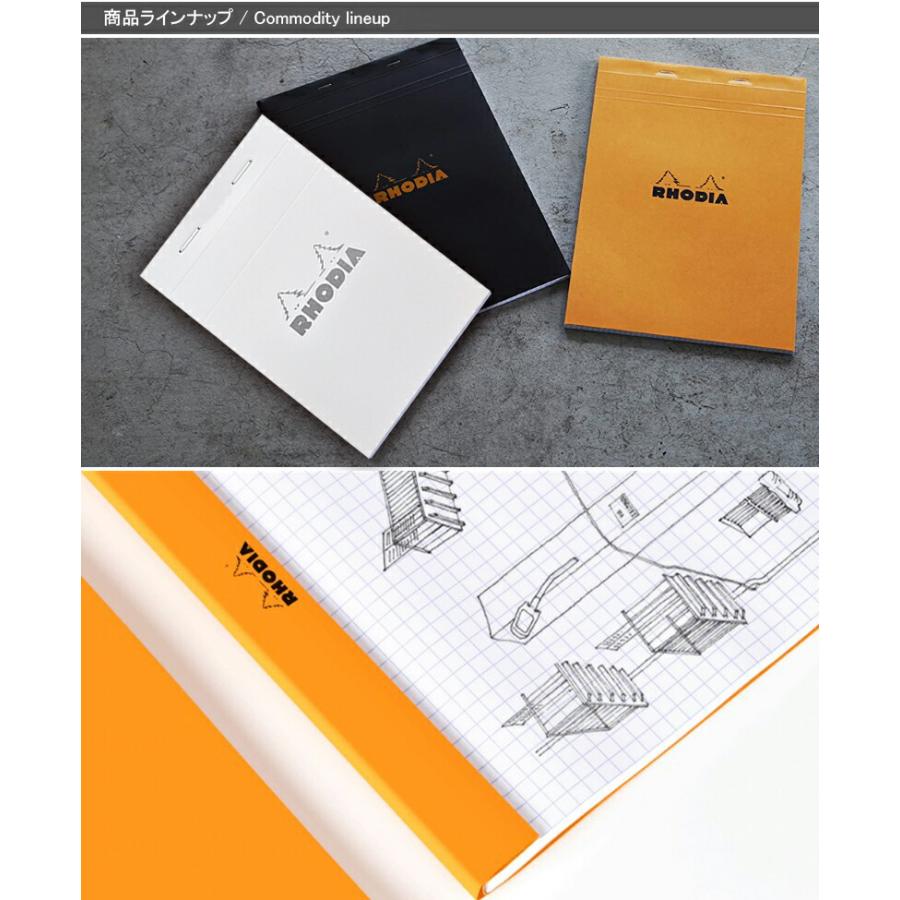RHODIA（ロディア） ブロックメモ帳 NO.13 A6 方眼/横罫 105mm*148mm