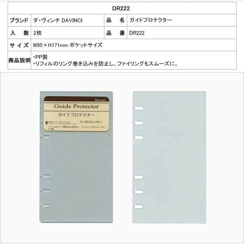 ダ・ヴィンチ DAVINCI リフィル 聖書サイズ用 カードホルダー